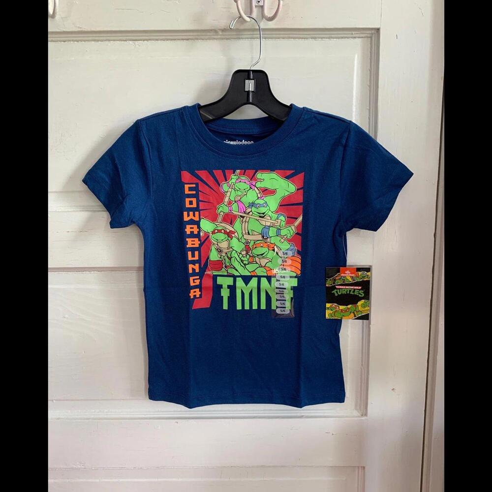 NWT Nickelodeon Teenage Mutant Ninja Turtles Shirt Size Kids 5/6